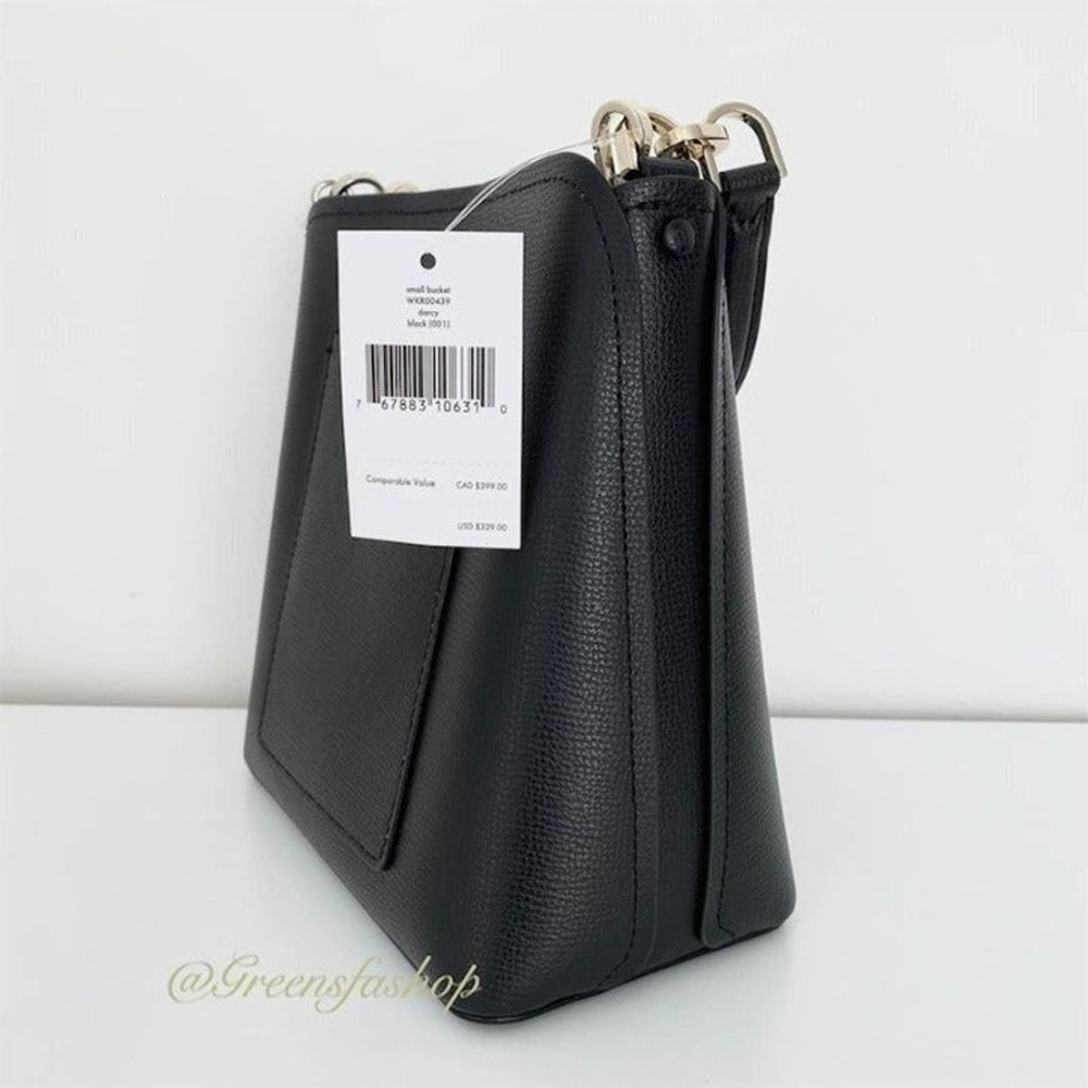 Kate spade Purse & wallet  Darcy Black Small Bucket Bag Crossbody - Picture 8 of 11